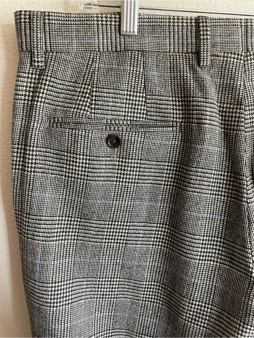 J. Crew Slim Ludlow Black and Tan Wool Dress Pants - Size W32 L32
